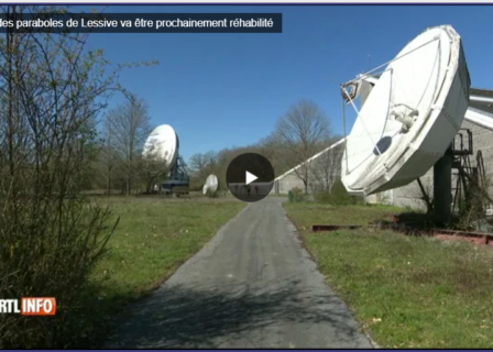 Promactif Groupe : press article : The site of the satellite dishes in Lessive will be soon rehabilitated – Television report from RTL – April 27, 2021