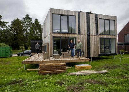 Promactif Groupe : press article : Houses on stilts, a solution against the floods – article from Le Soir – August 22, 2021
