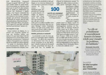 Promactif Groupe : press article : Relooking of the former site Piedboeuf in Jupille: ‘Transform this building into a museum itinerary about beer, with a tasting and a coworking space’