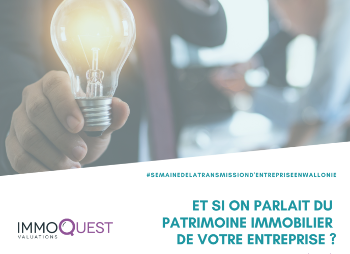 Promactif Groupe : Actualité : Et si on parlait du patrimoine immobilier de votre entreprise ? // Semaine de la transmission d’entreprise en wallonie