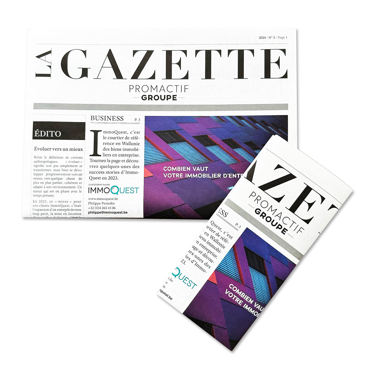 Gazette de Promactif Groupe